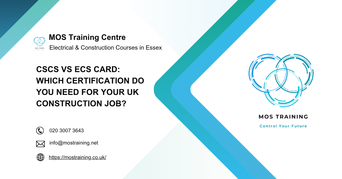 CSCS vs ECS Card Which Certification Do You Need for Your UK Construction Job - MOS Training