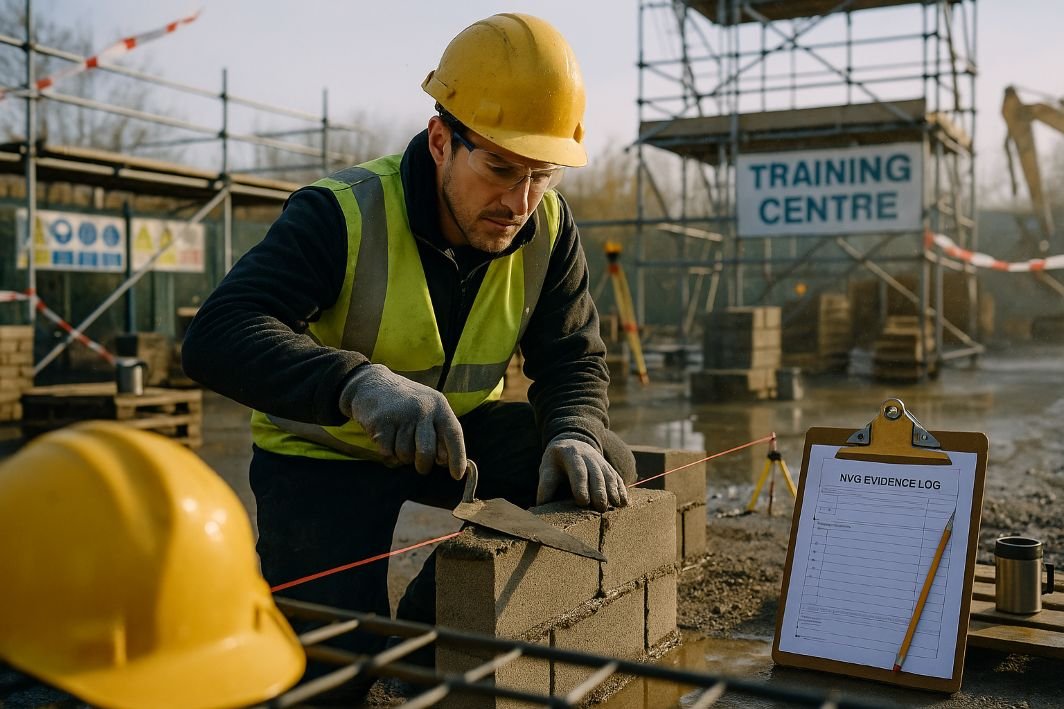 An AI image of NVQ Construction course in Essex by MOS Training Centre.