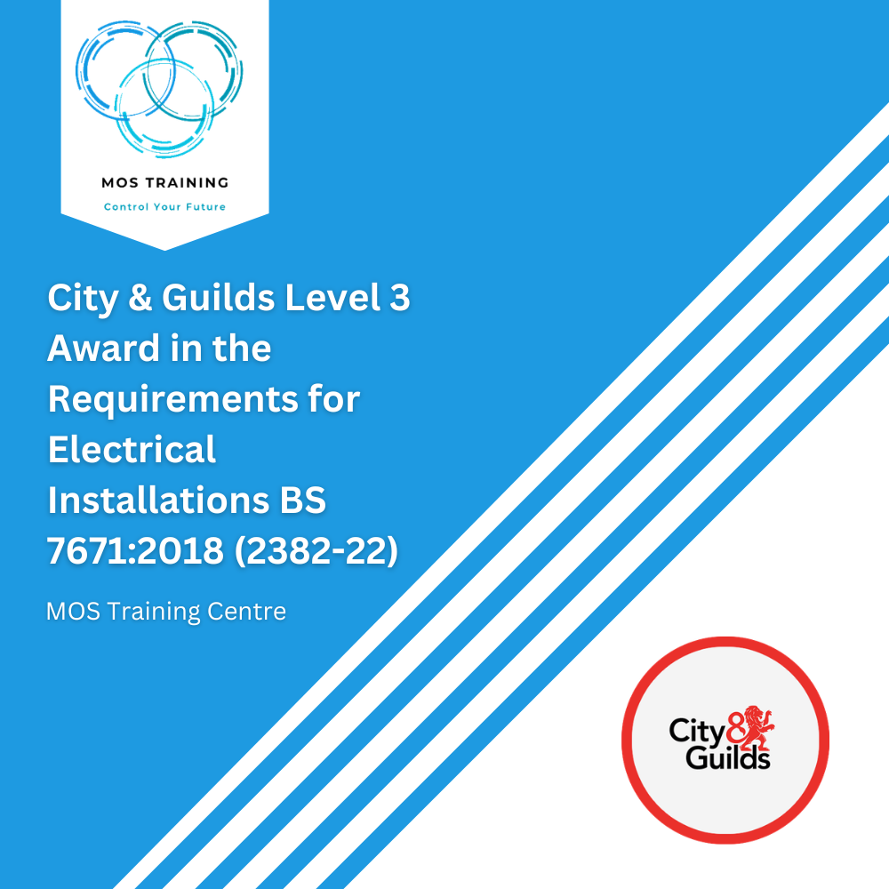 City & Guilds Level 3 Award in the Requirements for Electrical Installations BS 7671 2018 (2382-22)