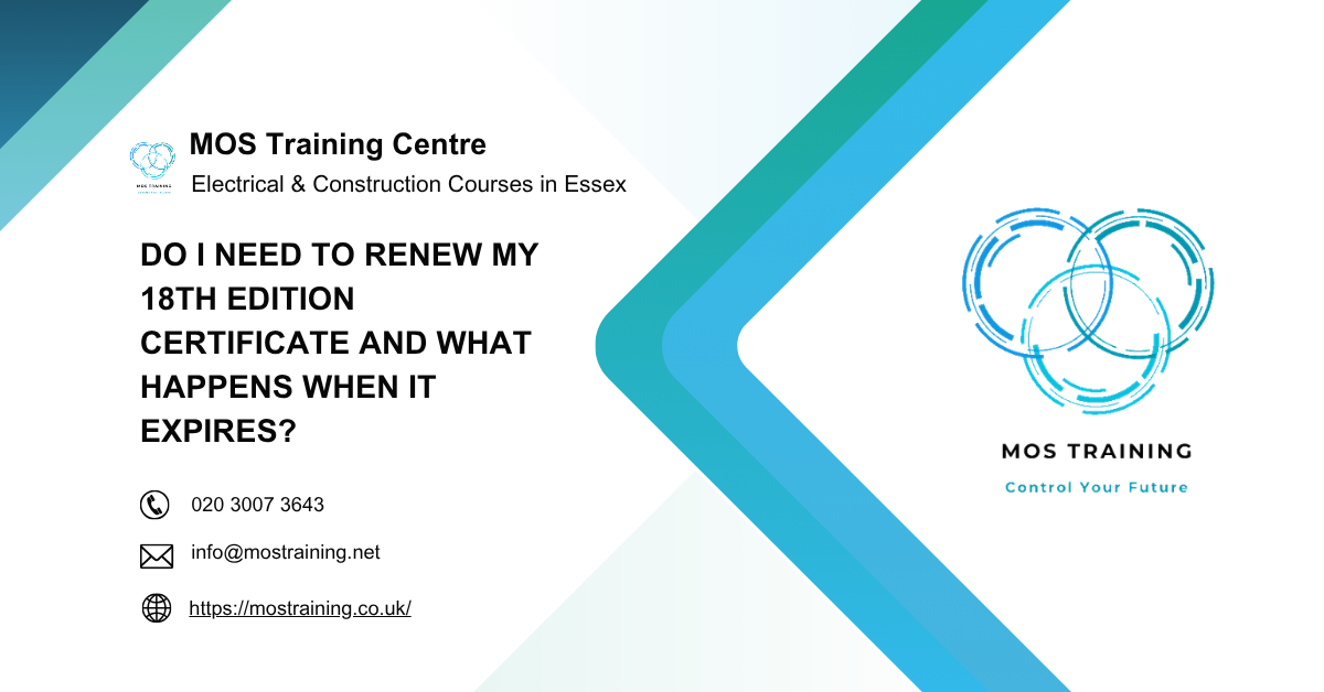 Do I Need to Renew My 18th Edition Certificate and What Happens When It Expires MOS Training